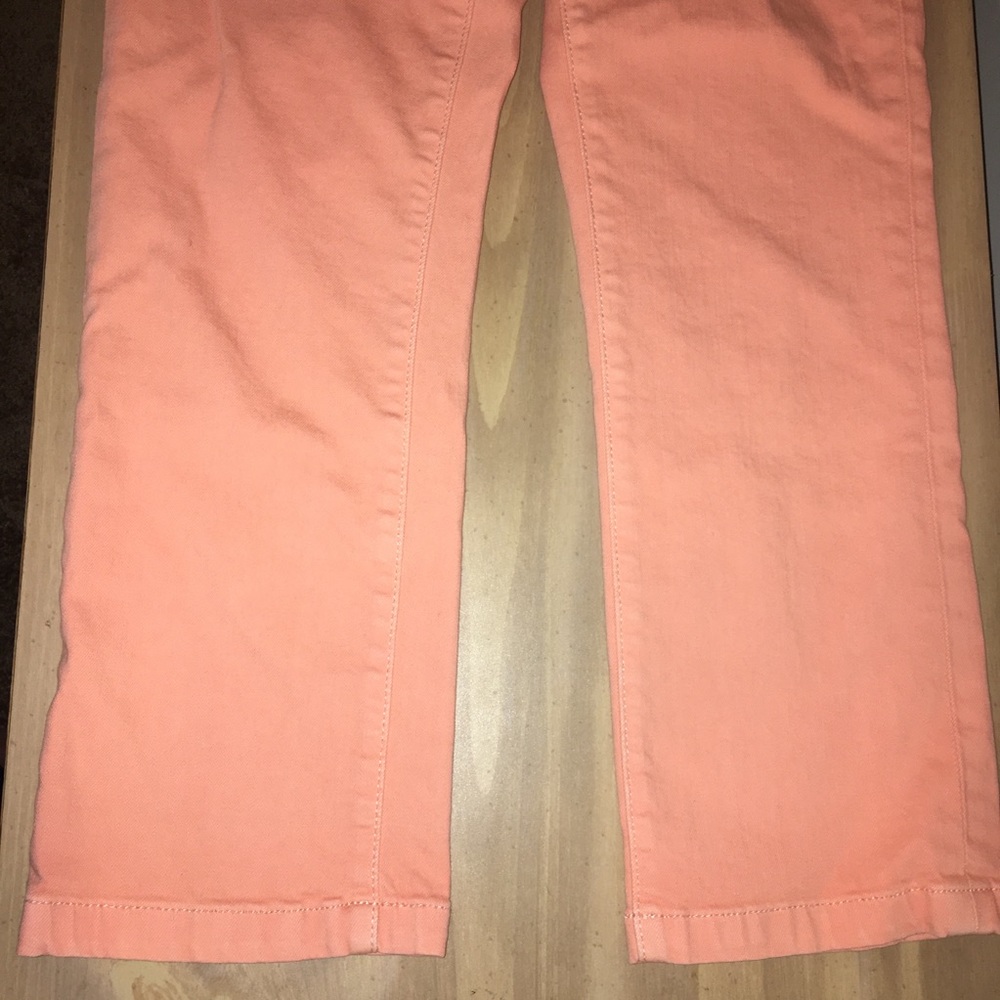 Anthropologie Pilcro Stet Crop Jeans Peach Size 29 - Picture 3 of 8